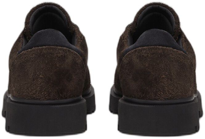 Hairy Suede Low Hiking Boot
