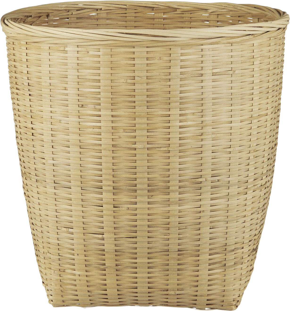 Kurv firkantet bund, rund top