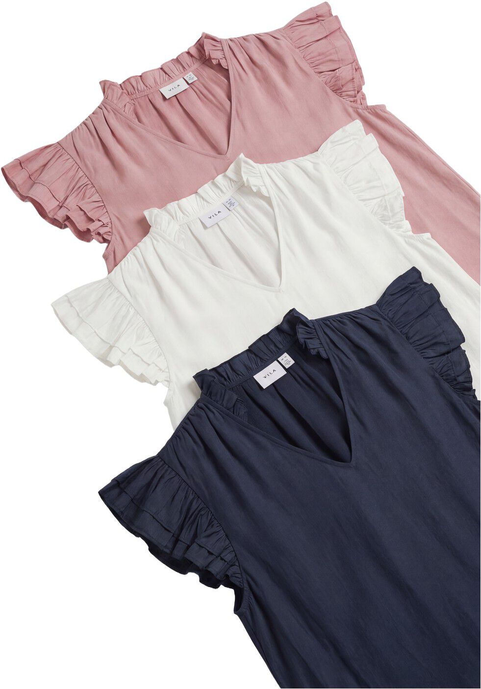 VIANU S/L V-NECK TOP/RN
