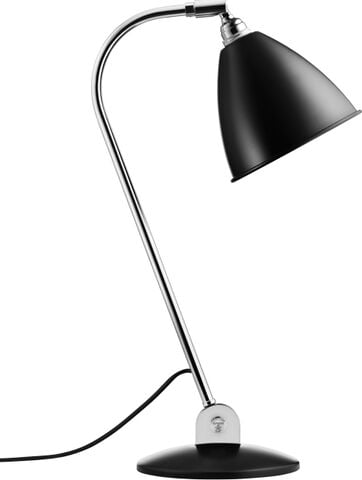 BL2 Table Lamp - ø16 (Base: Chrome, Shade: Black Semi Matt)