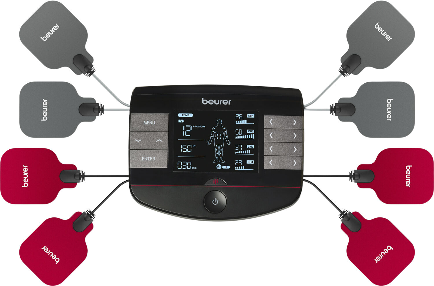Beurer EM 89 TENS och EMS enhet med v&auml;rmefunktion
