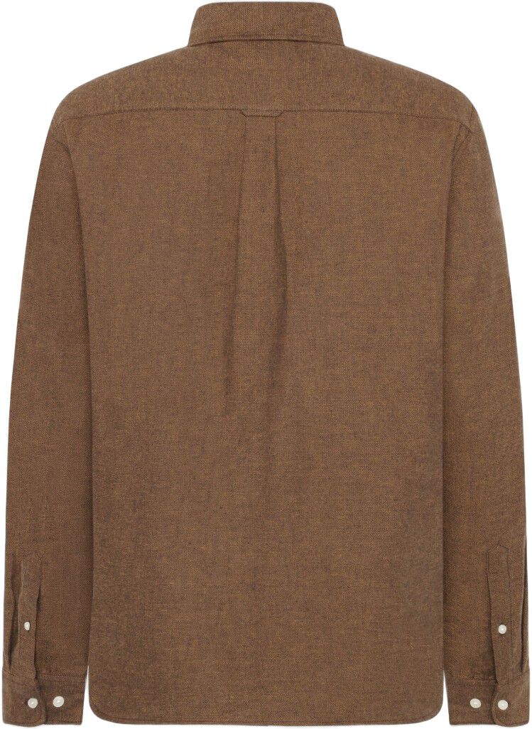 Organic Cotton Fishbone Flannel Shirt GOTS