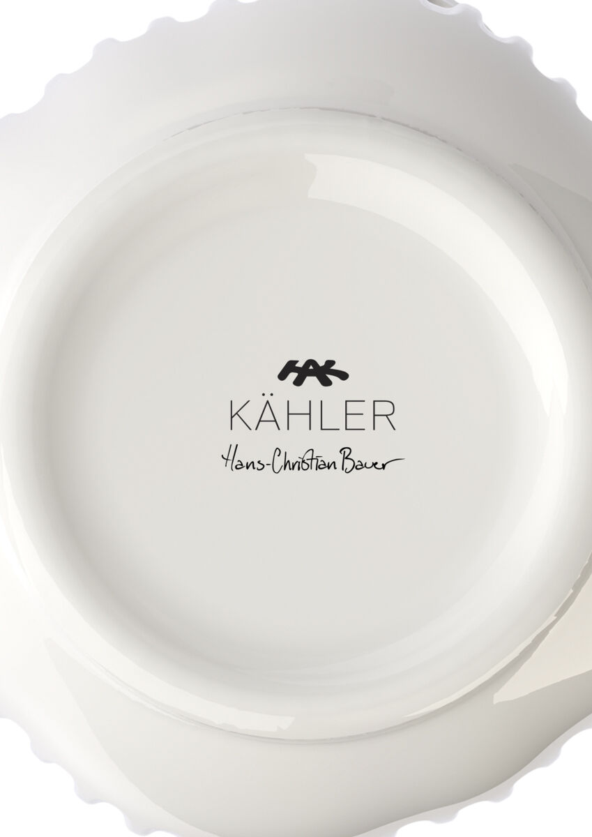 Hammersh&oslash;i Unfold Vase H16. 5 cm hvid