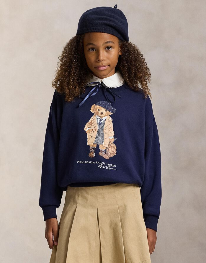 Polo Bear Fleece Boxy Sweatshirt