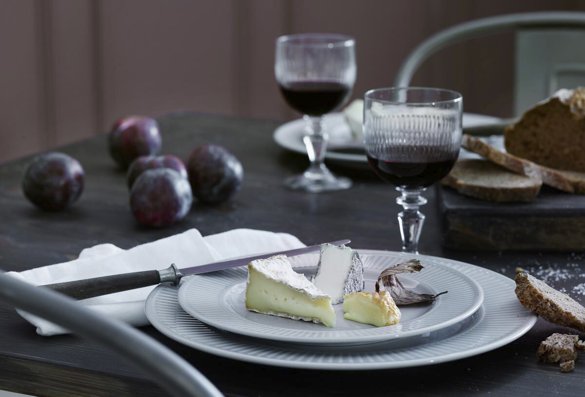 "Tallerken flat Pliss&Atilde;&copy; 20 cm Hvit"