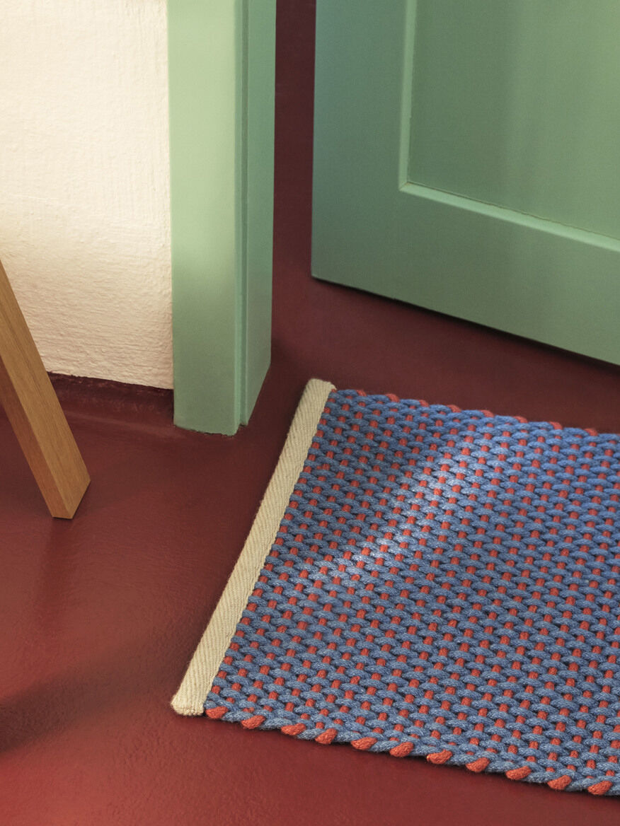 Door Mat-Blue