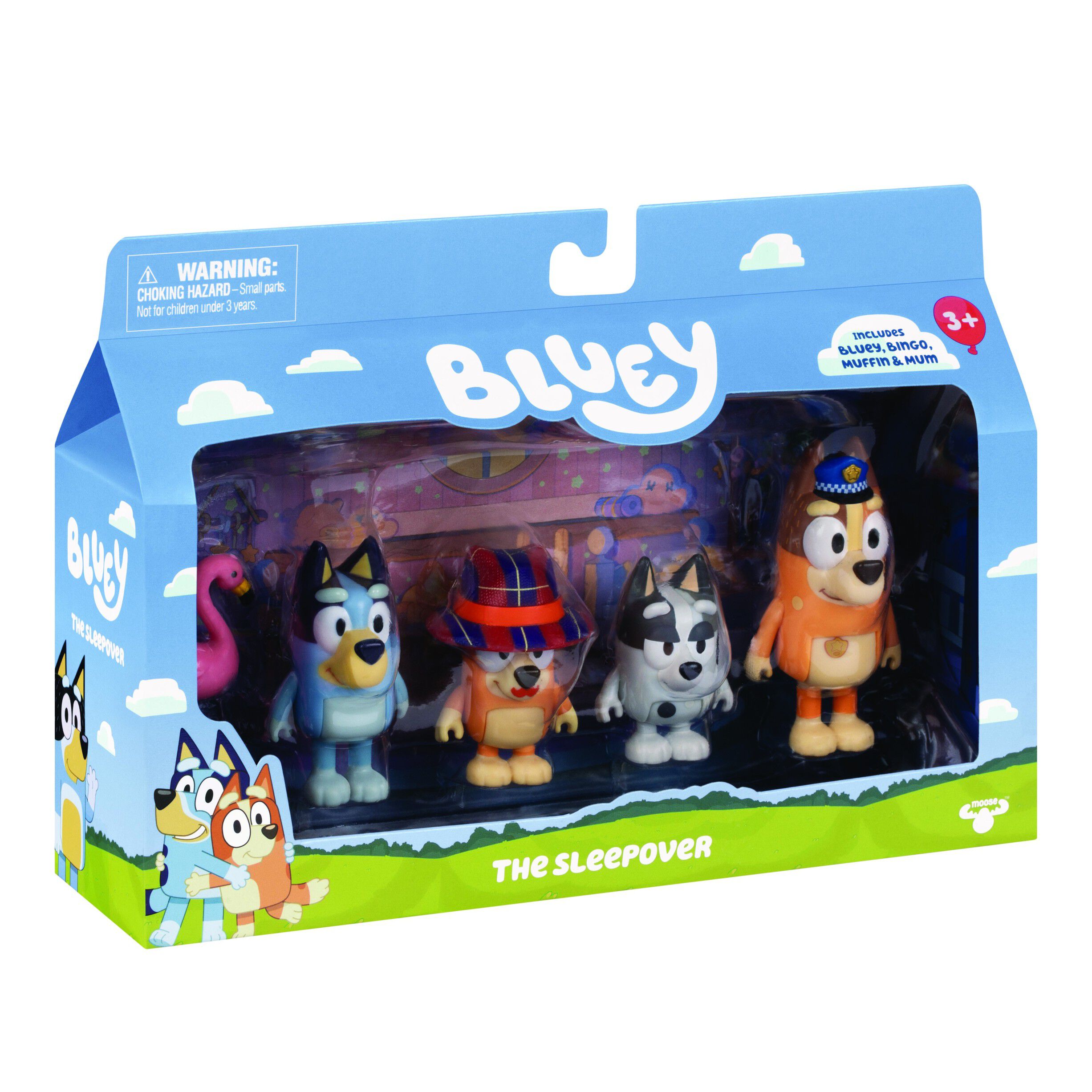 BLUEY S15 FIGURE 4PK SLEE