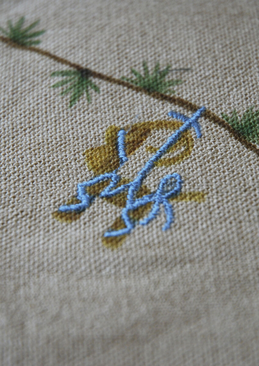 Hammersh&oslash;i Christmas Juletr&aelig;st&aelig;ppe &Oslash;130 cm sand