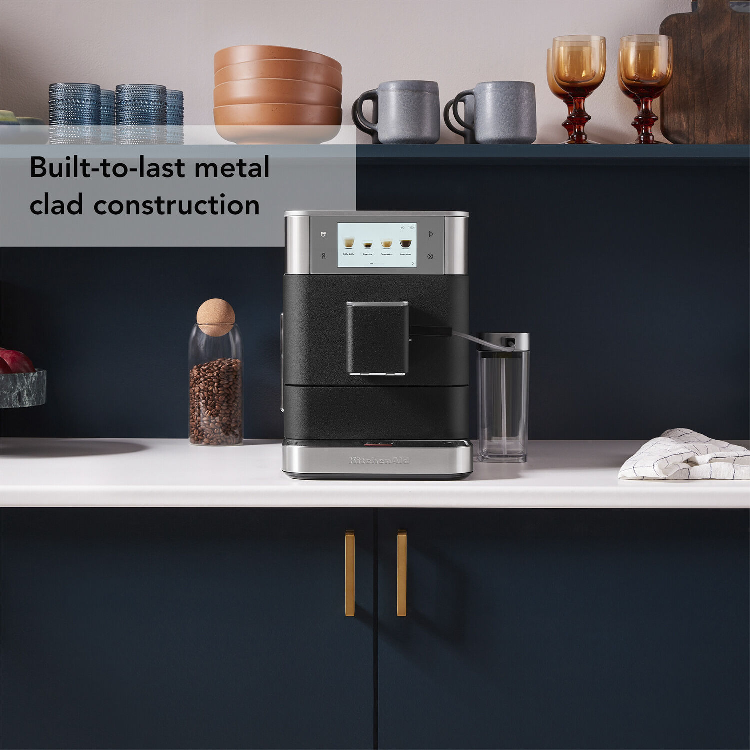 KITCHENAID fuldautomatisk espressomaskin-5KES8558EBK