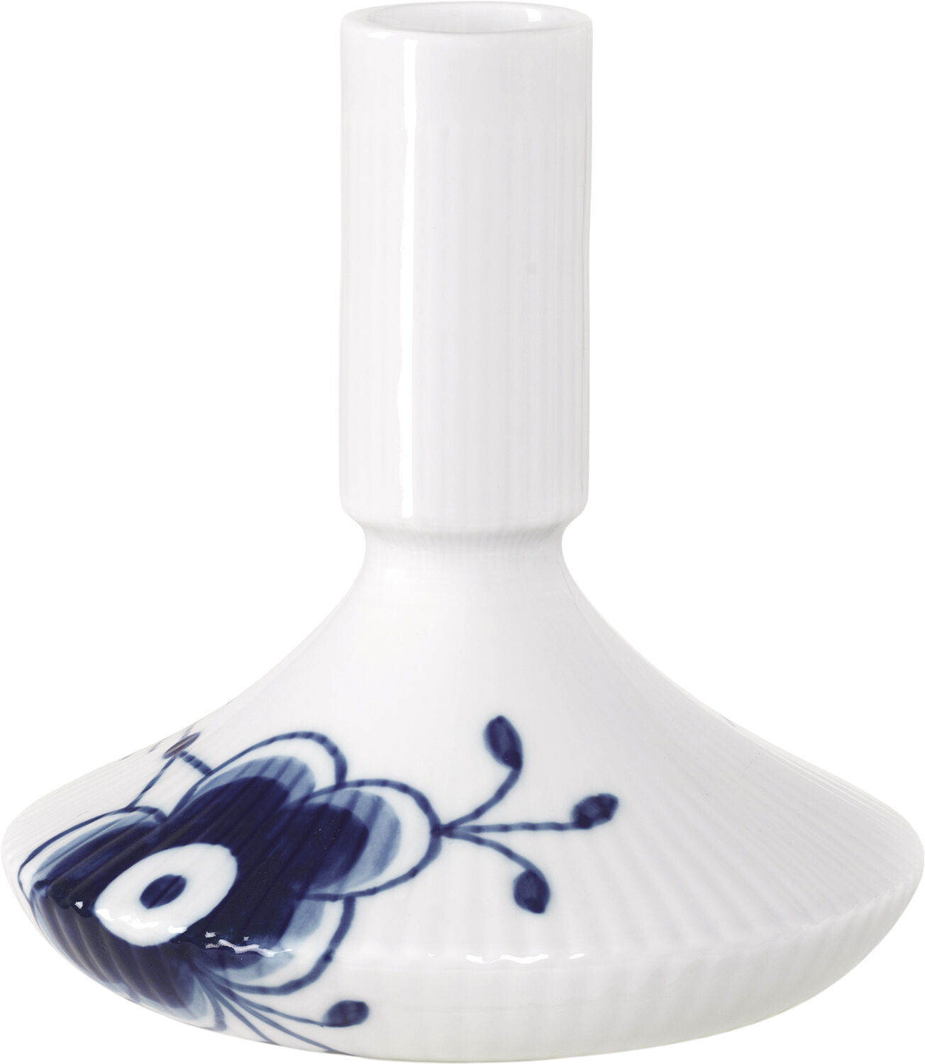 BL&Aring; MEGA RIFLET LYSESTAGER, 12 CM