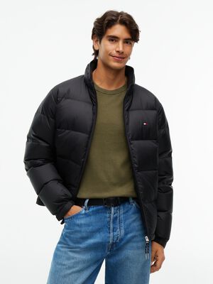 Stand-Up Collar Ripstop Down Puffer Jacket