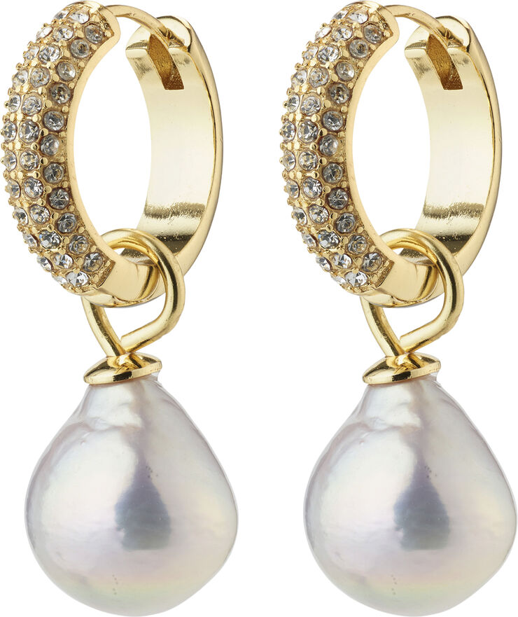 EDELE pearl earrings gold-plated