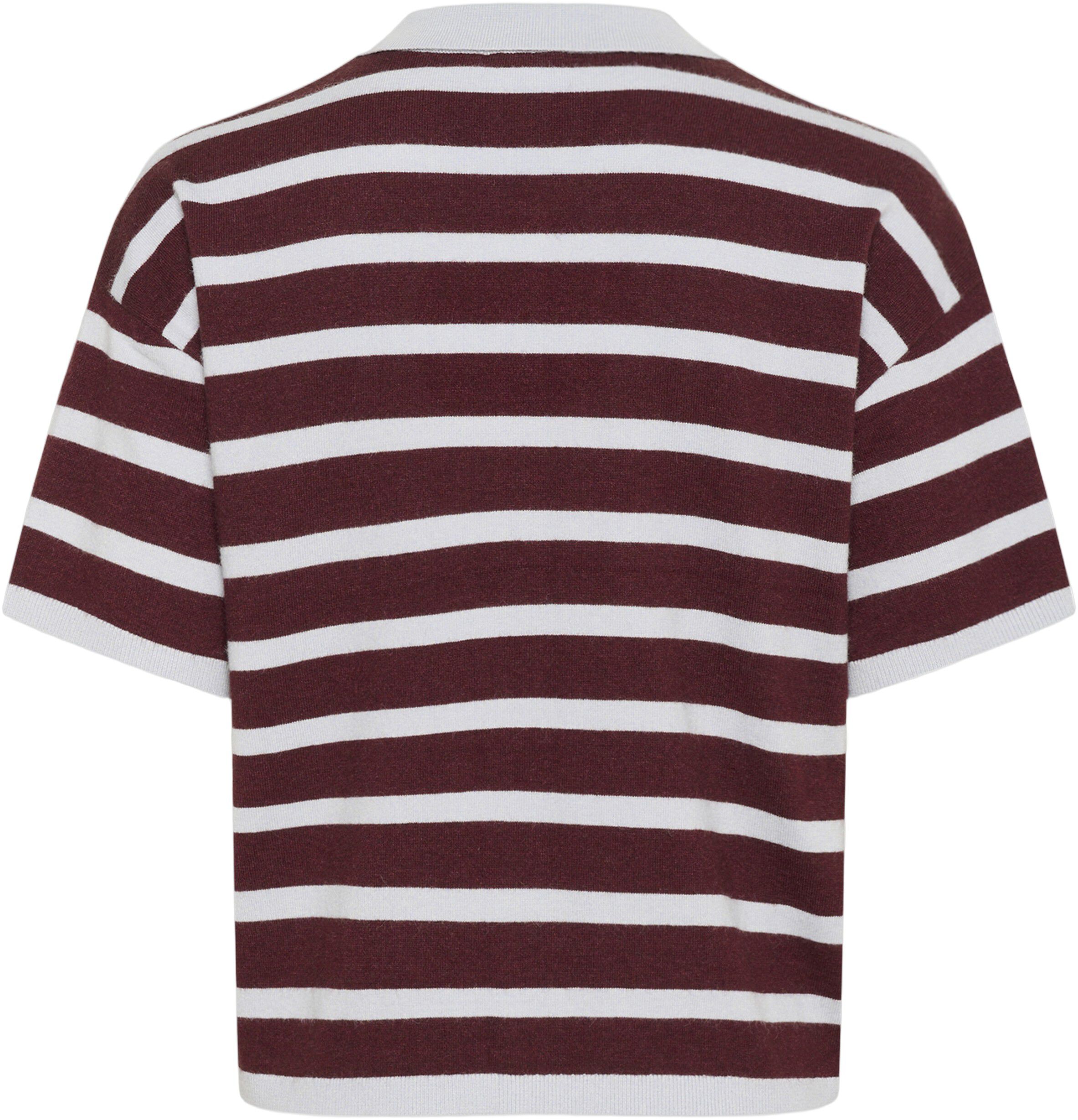 LikamSZ Striped Polo Cardigan