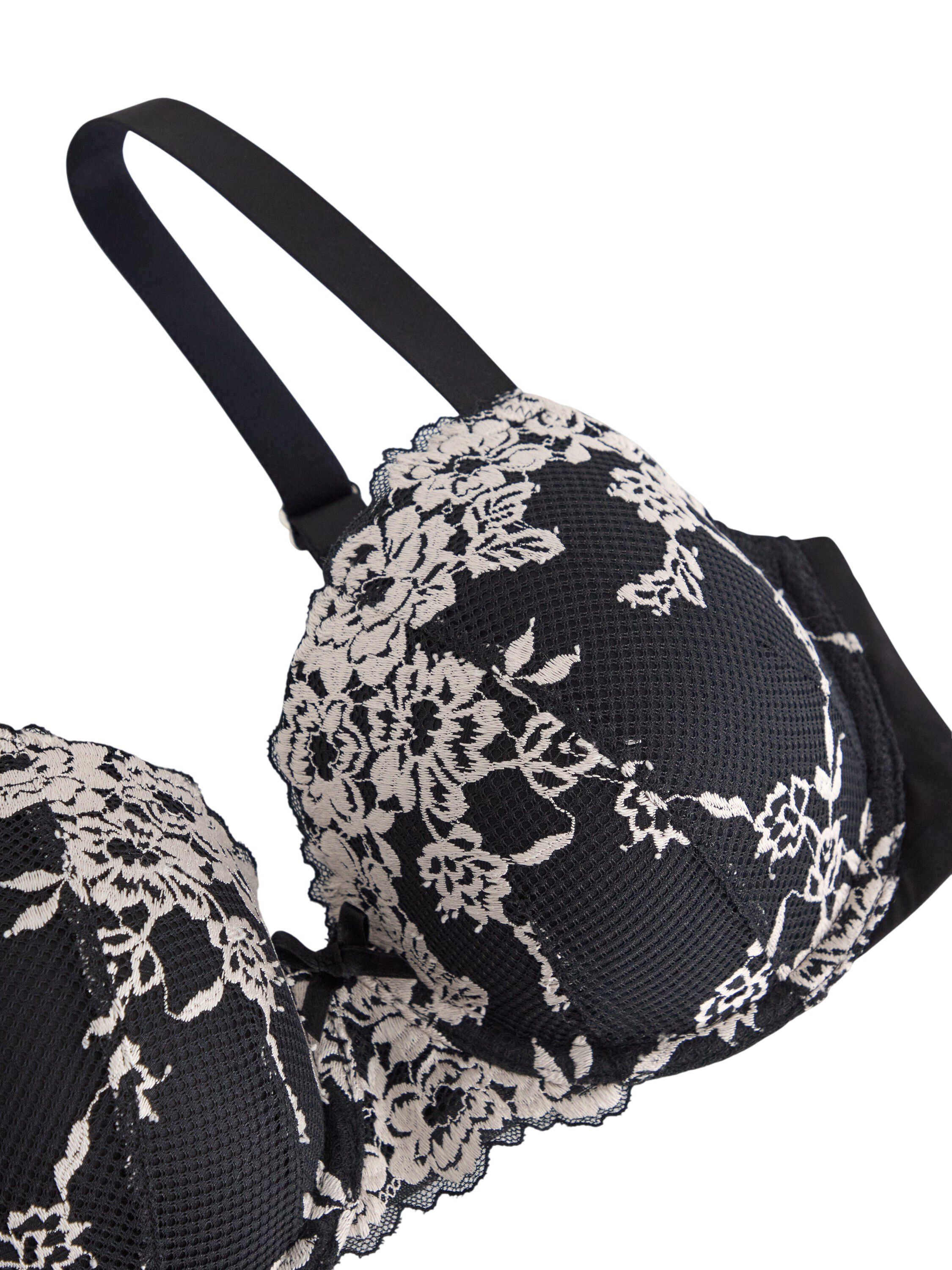 Bekv&auml;m vadderad t-shirt-bh med spe