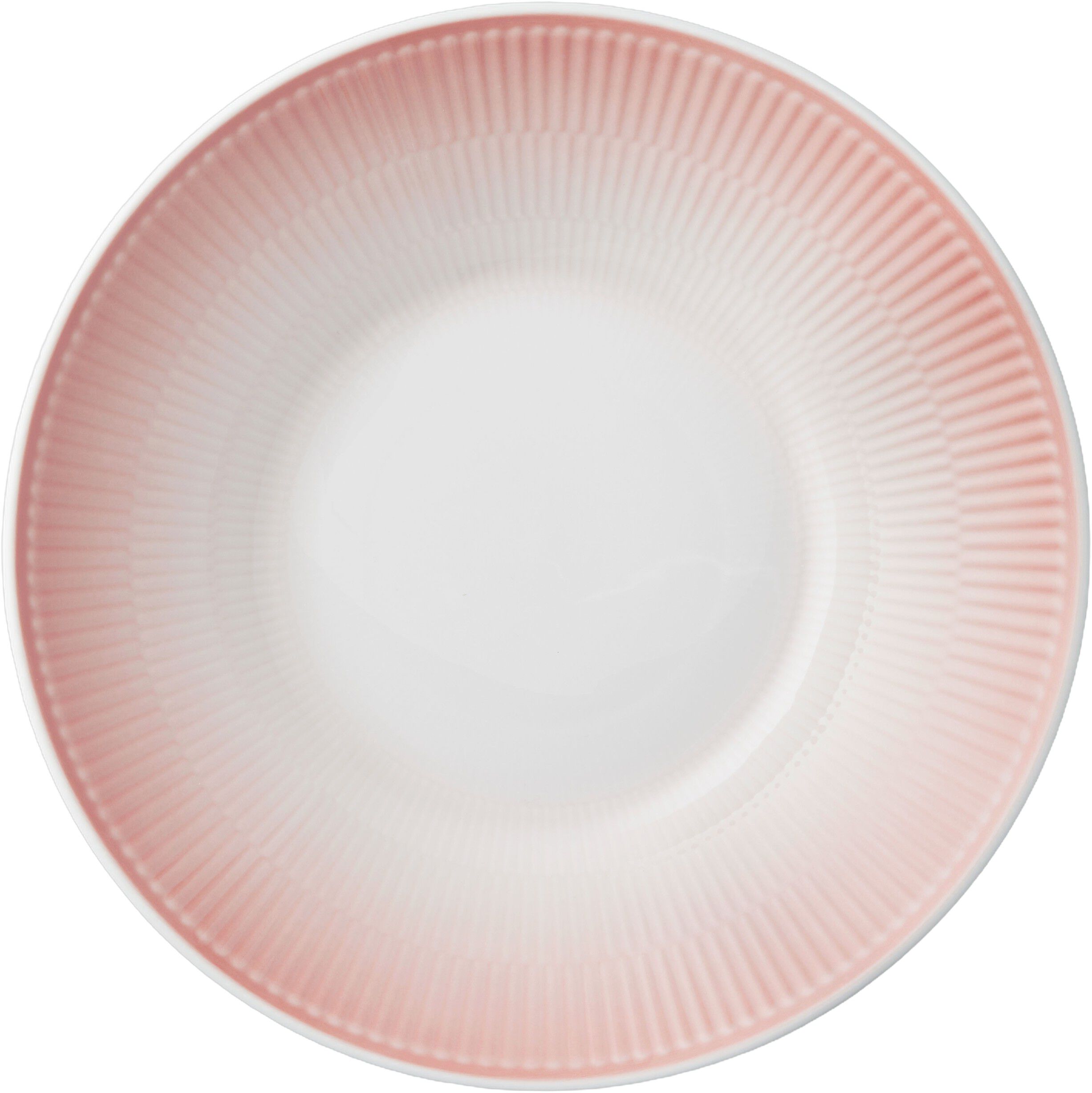 Iris dyb tallerken, koral 24cm