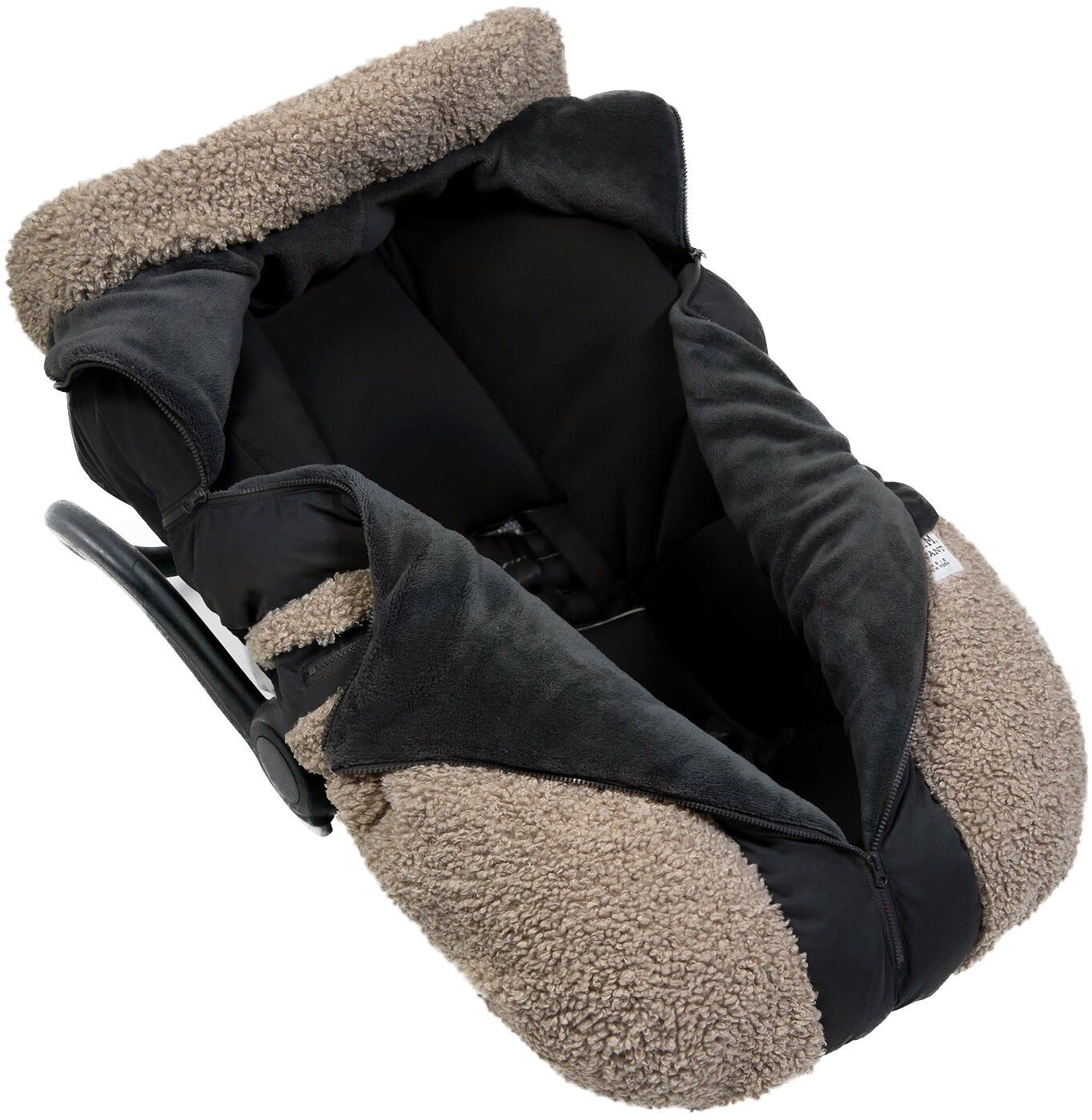Car Seat Cocoon - Teddy Appliqu&eacute;