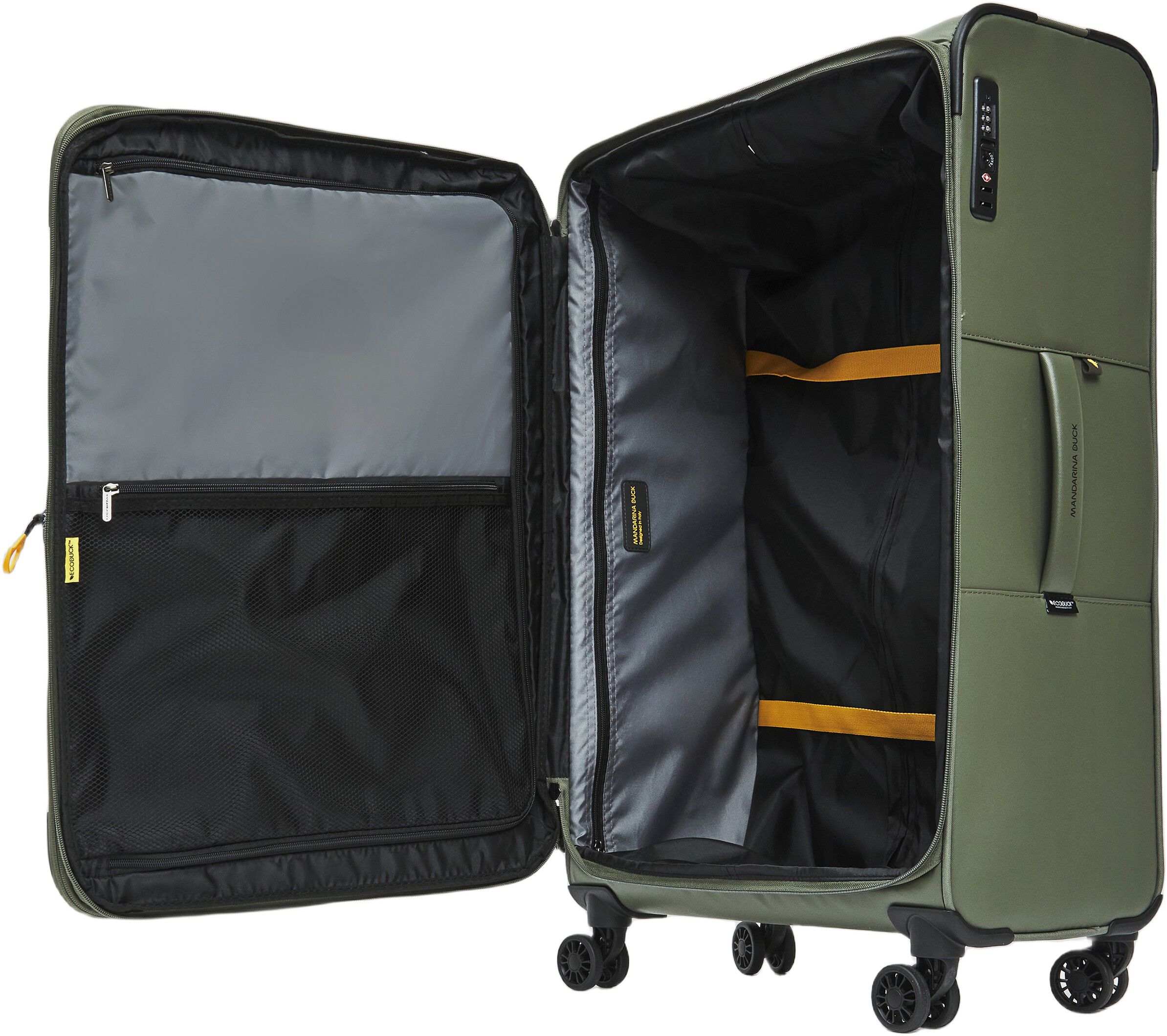 ECO COATED TROLLEY LARGE EXP / PINE GREEN