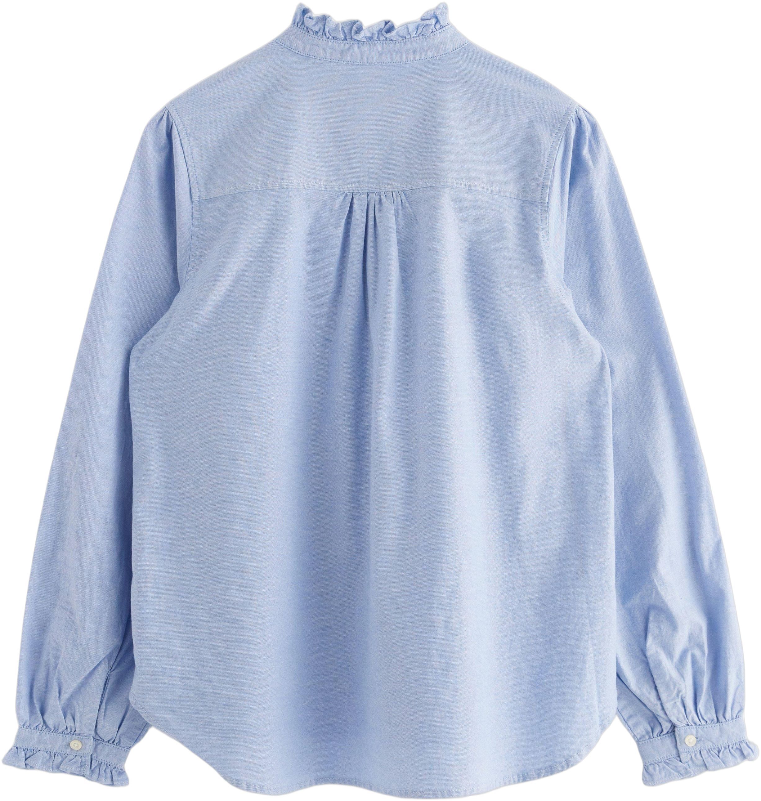 Stils&auml;ker skjorta med h&ouml;g halsrin