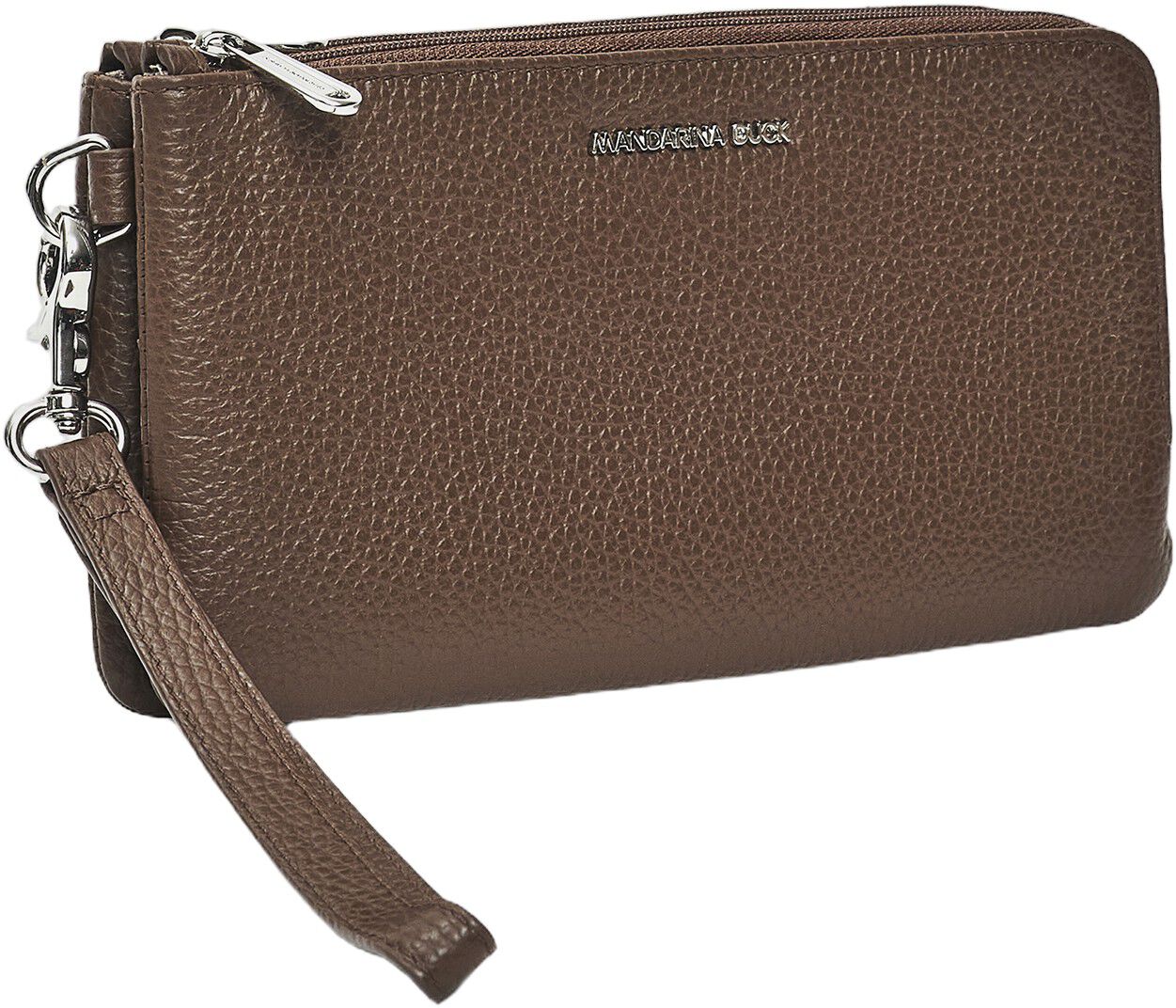 MELLOW LEATHER POUCH / MILK CHOCOLATE