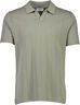 Jacquard v-neck polo S/S