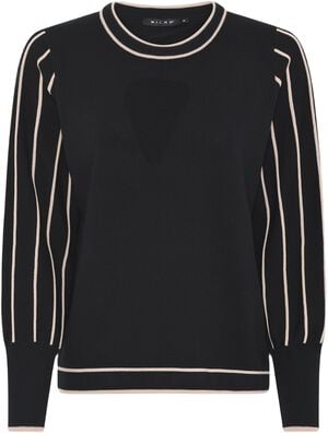 Jumper_ Stripe Effect Knit