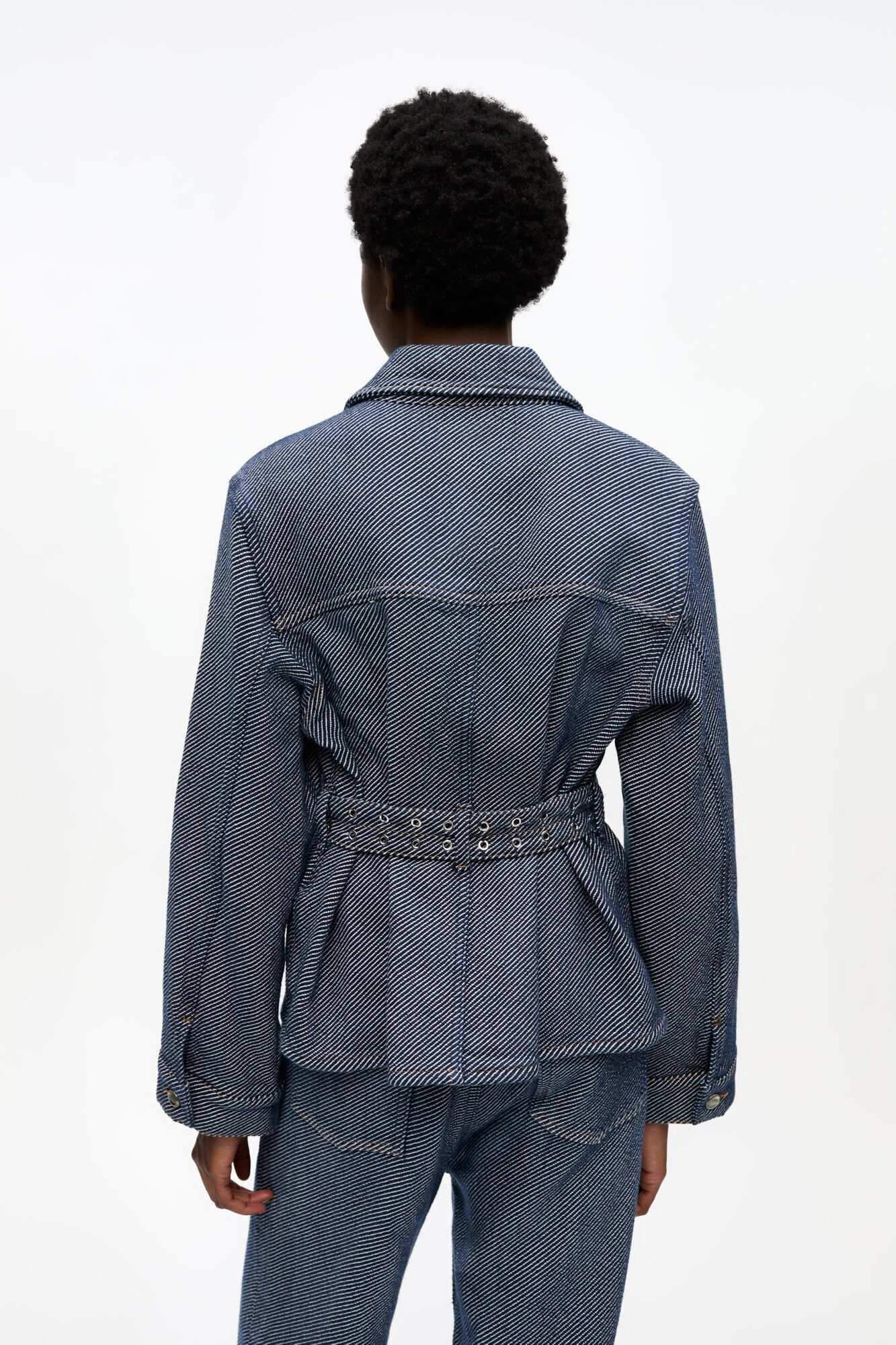 Heavy Twill Denim Short Jacket