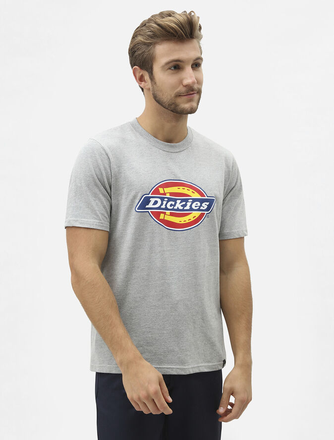 ICON LOGO TEE GREY MELANGE