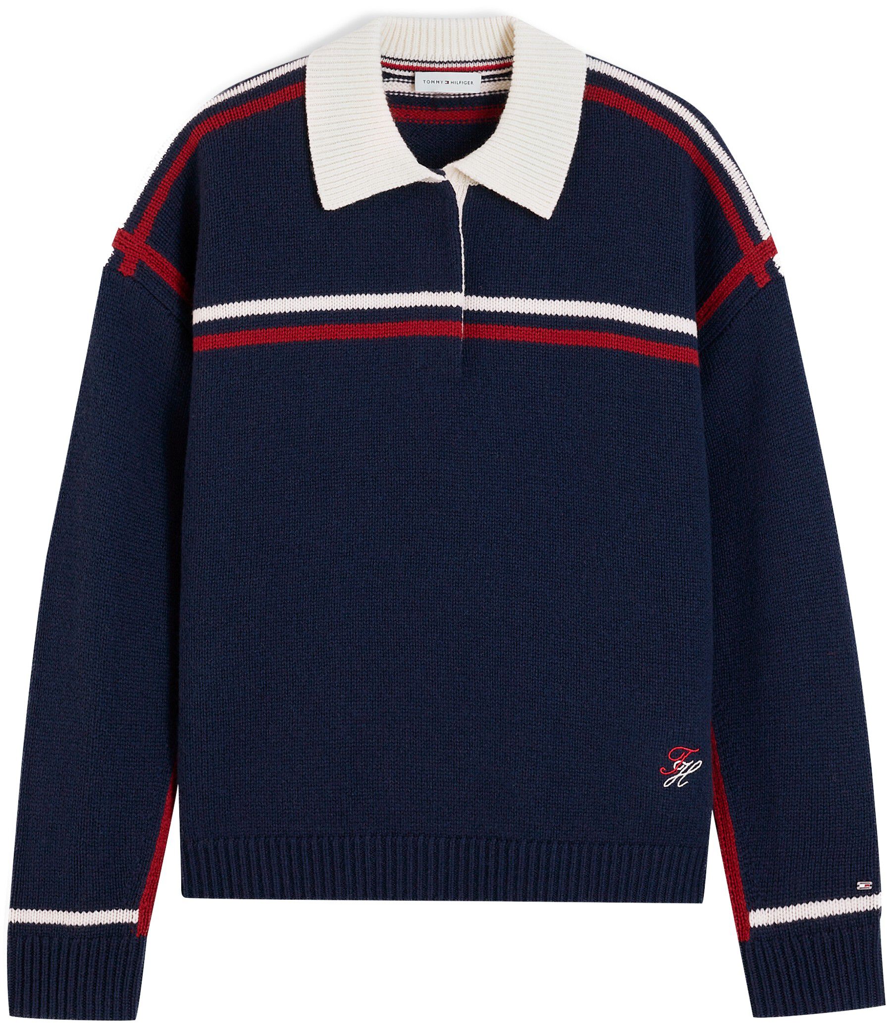 RWB POLO BOXY FIT SWT