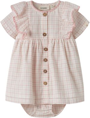 NBFHEDDA SS LOOSE BODY DRESS LIL