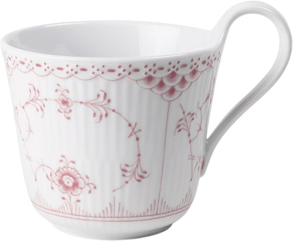 Koral Musselmalet Halvblonde Højhankskop 33 cl