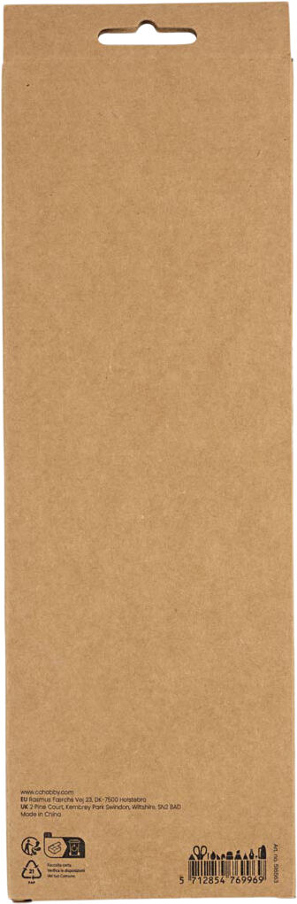 Chenille, L: 30 cm, tykkelse 6 mm, natur, 25stk.