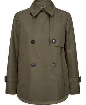 Water-repellent Biglia Short Trench Coat