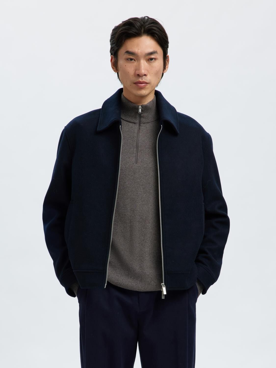 Slhphilip Wool Blend Jkt Noos