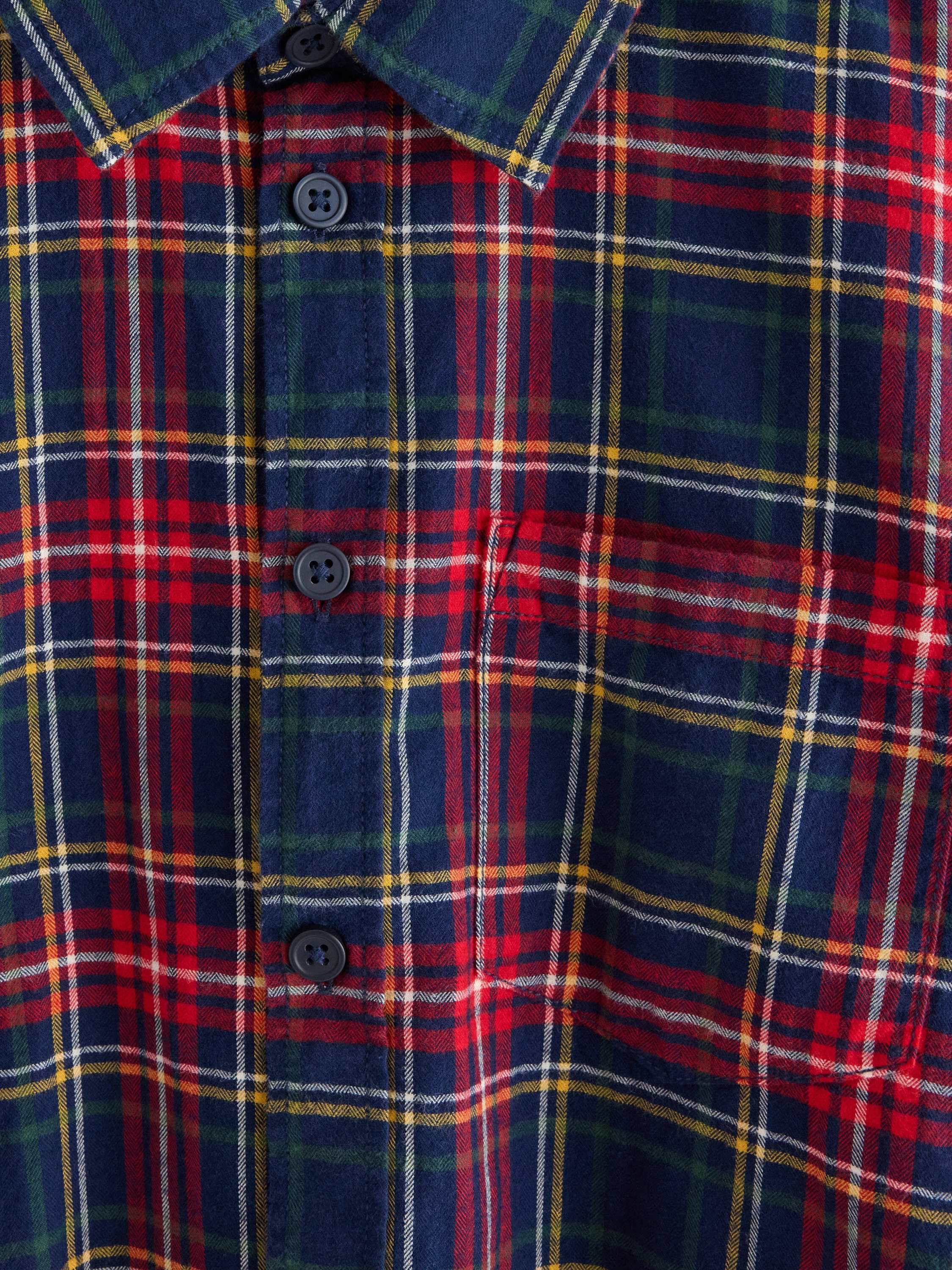 Rutem&oslash;nstret langermet skjorte i my