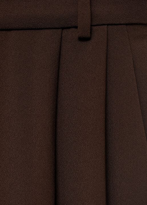 Pleat detail trousers