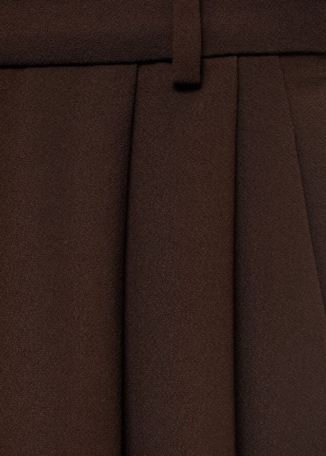 Pleat detail trousers