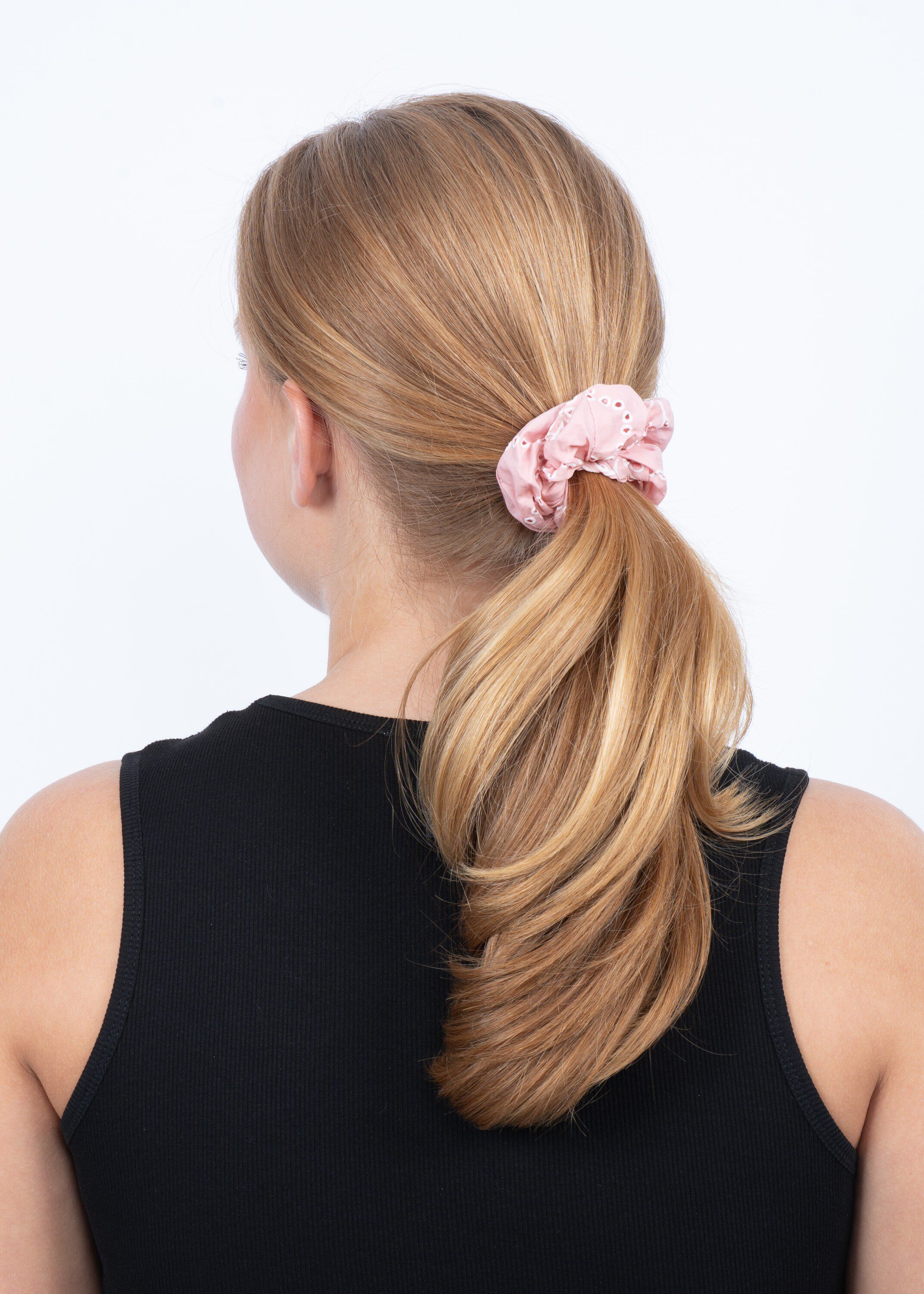 Floral Broderie Scrunchie