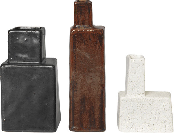 Koa Vases - Set of 3 - Multi