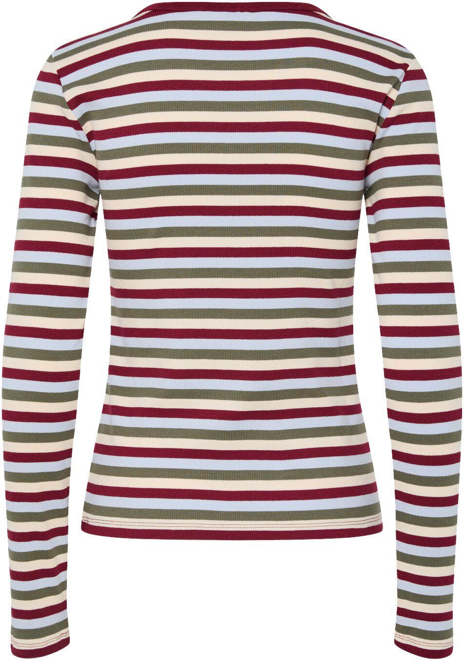 PCMAY LS STRIPED TOP JRS BC
