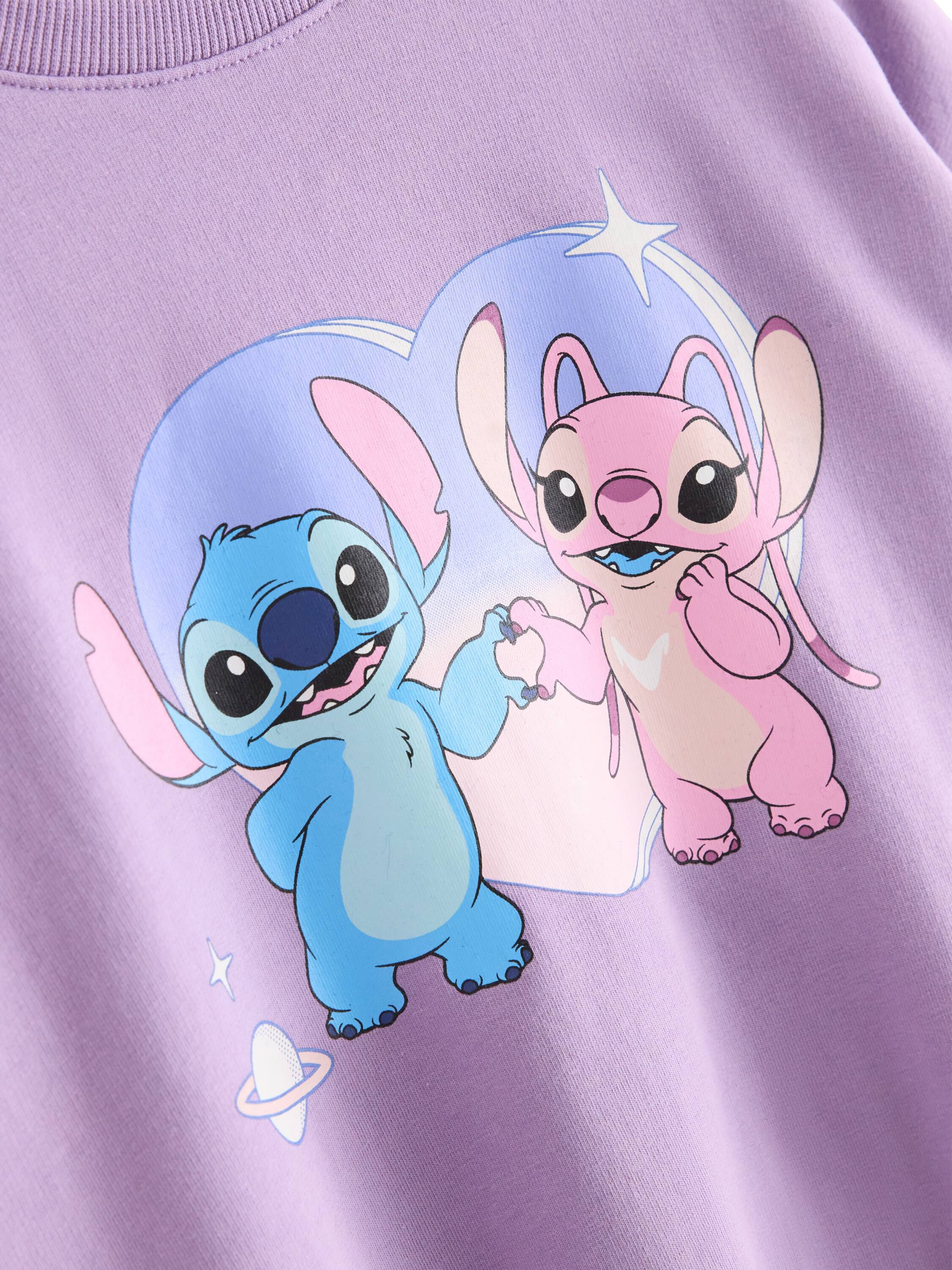 Lilo & Stitch sweatshirt med borsta
