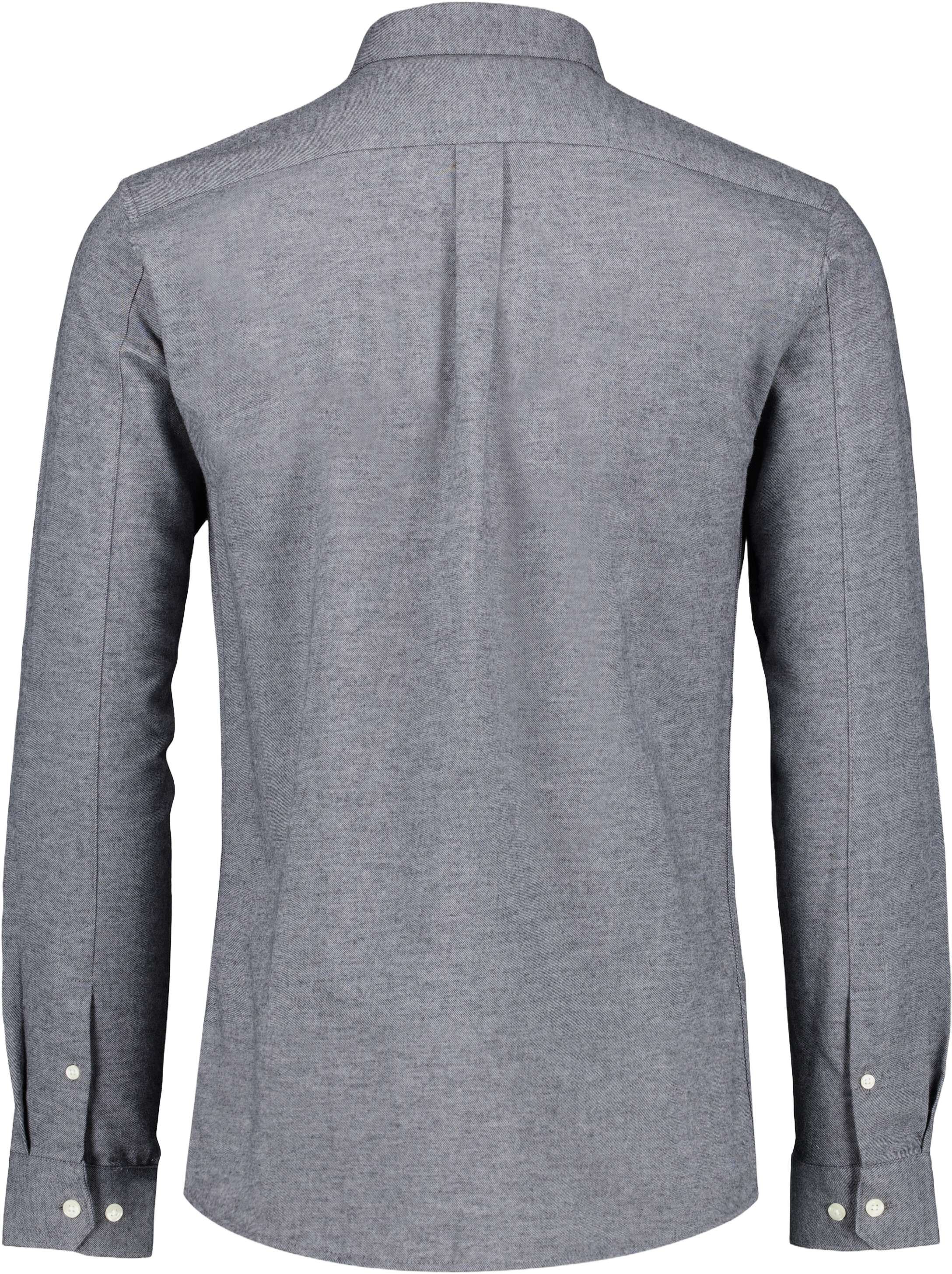 M&eacute;lange brushed shirt L/S
