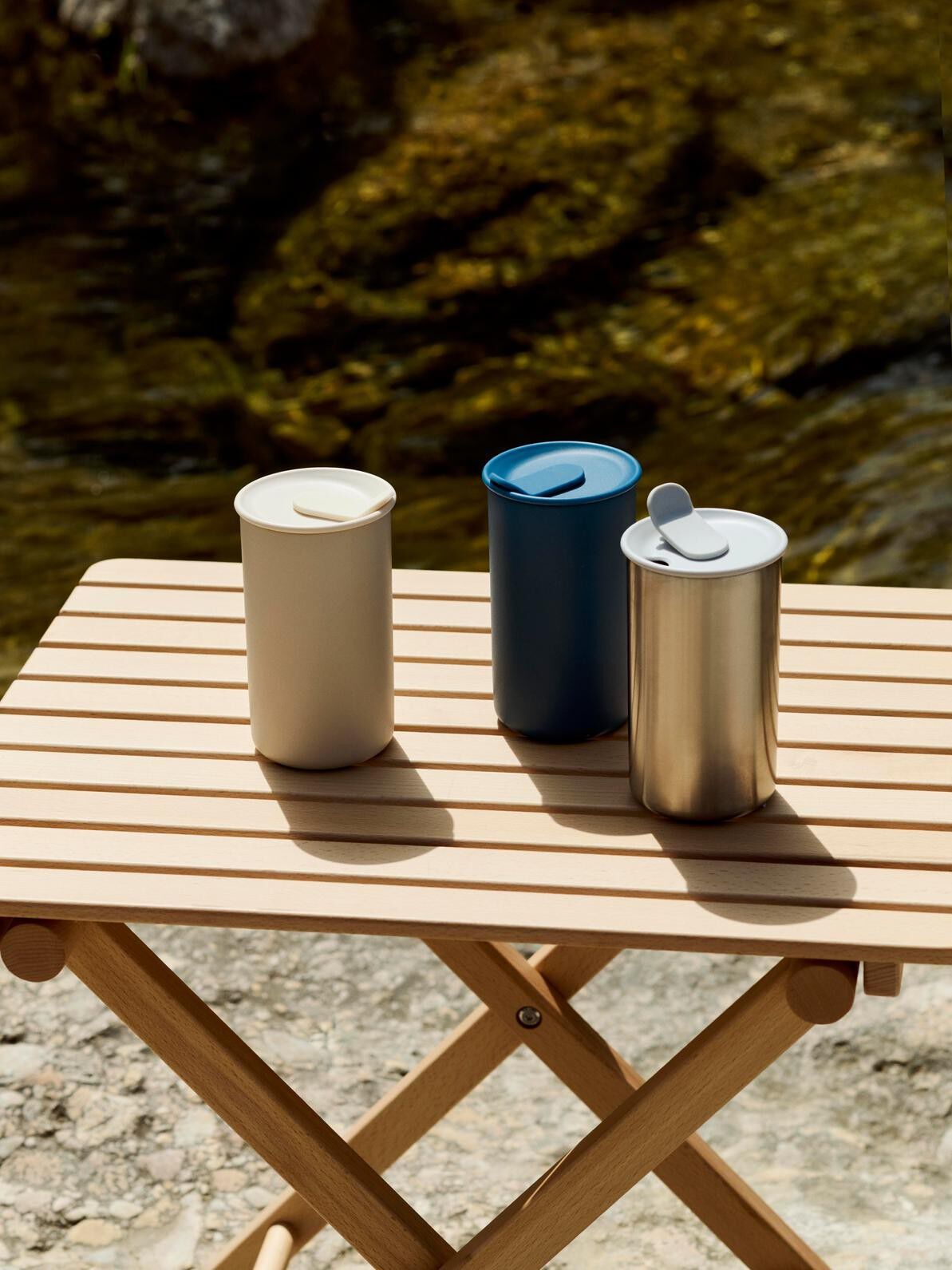 Outdoor Market Thermo Mug - 350ml - Blue