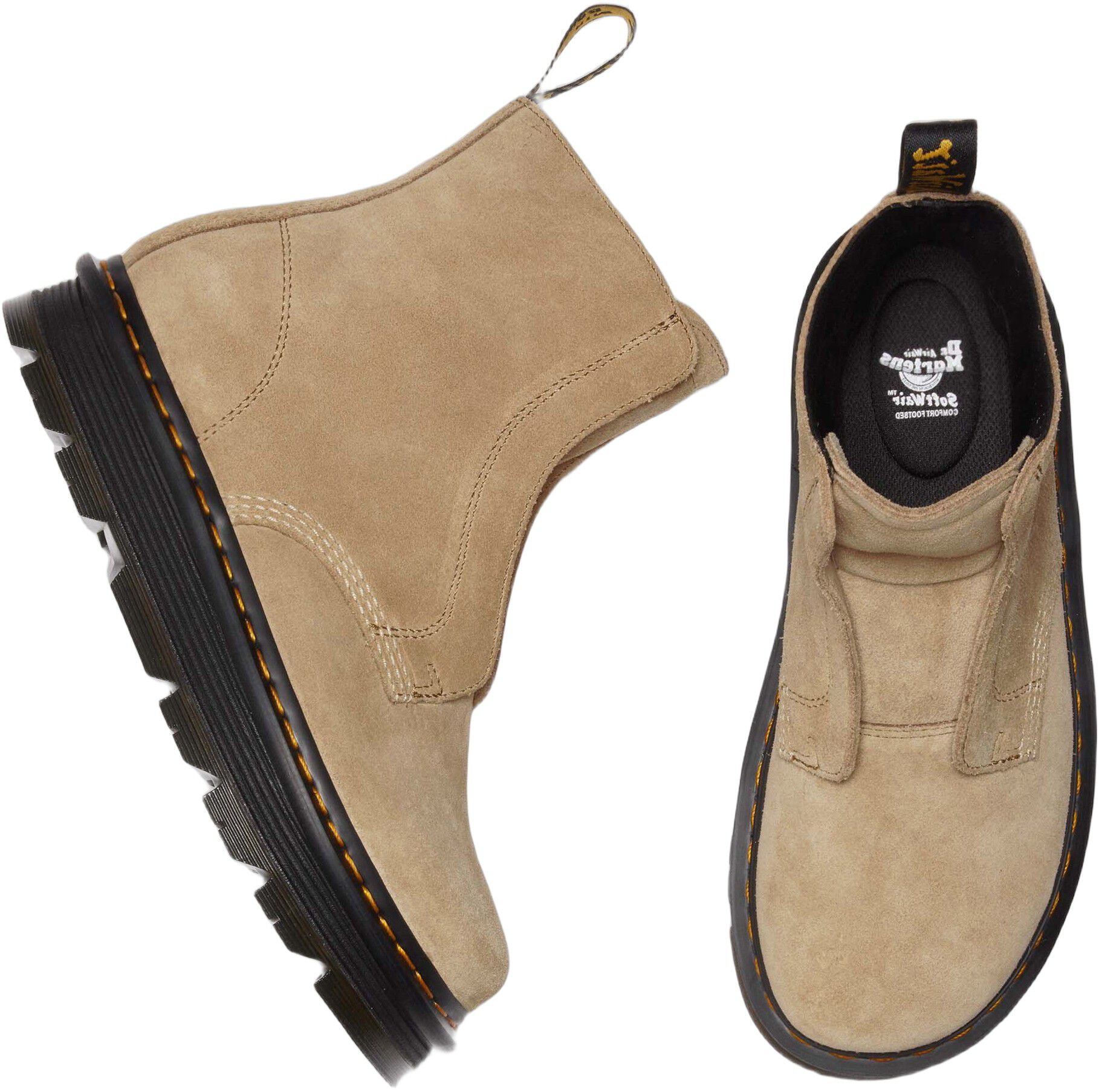 Zebzag Laceless Savannah Tan Eh Suede