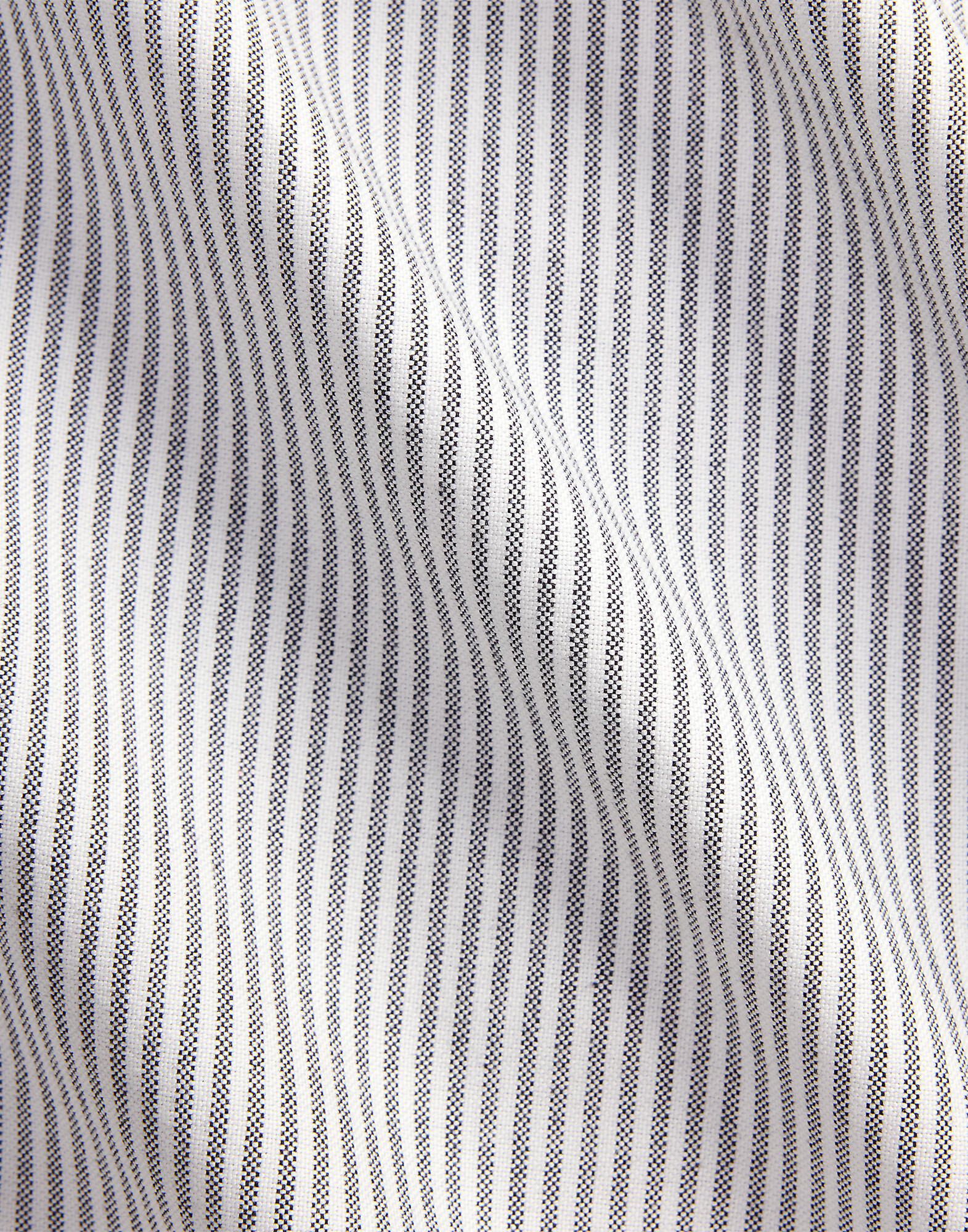 Custom Fit Striped Oxford Shirt