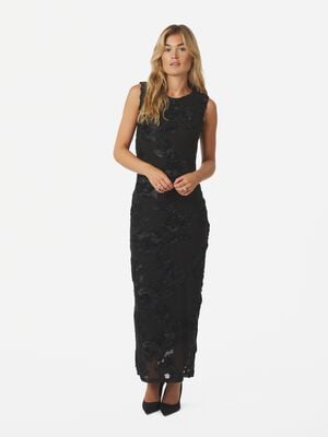 Tiranna Big Flower Mesh Dress
