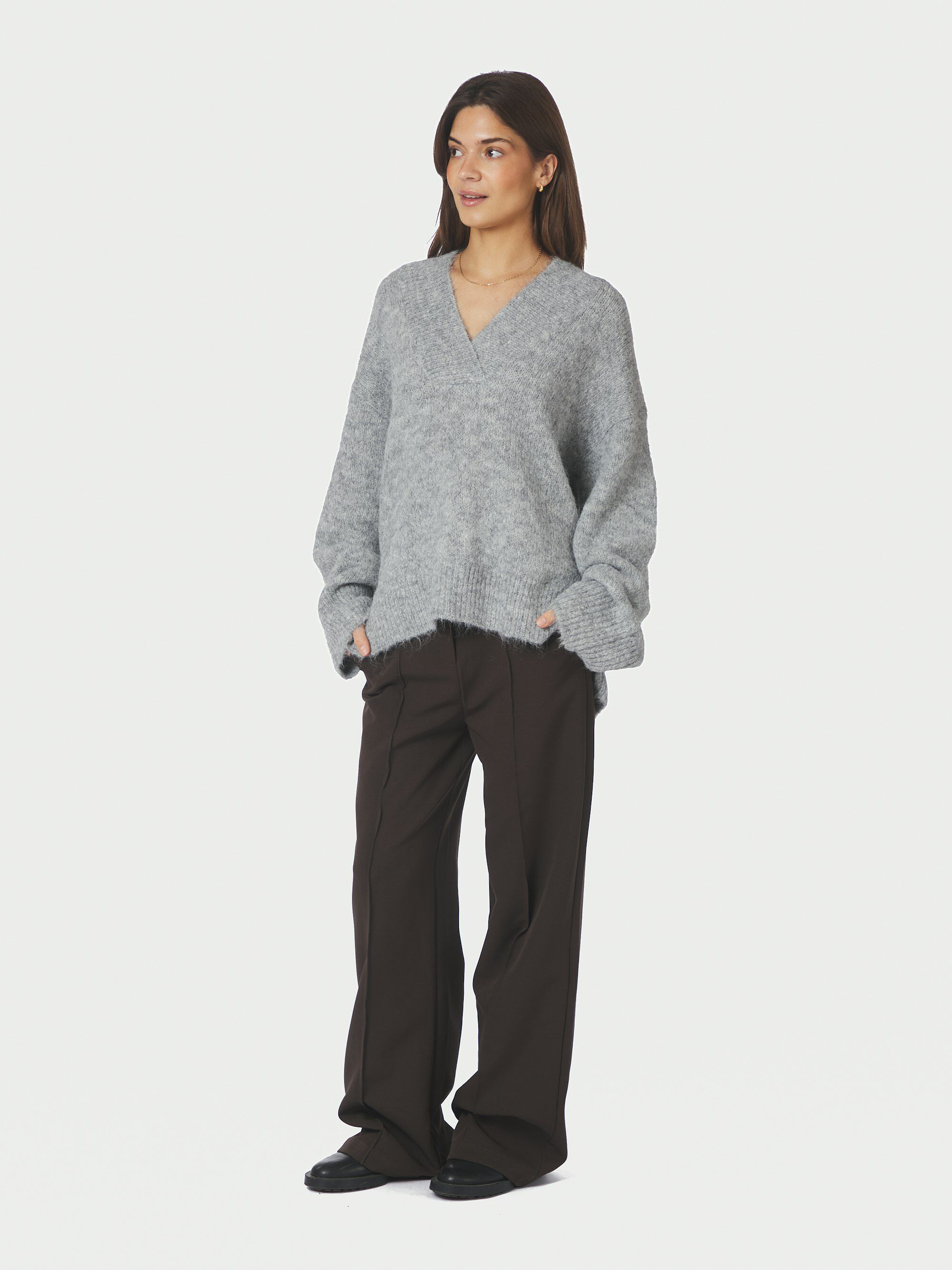 Melli Fluffy Knit Blouse