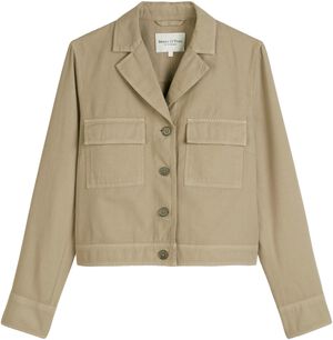 Indoor jacket, collar, long sleeves