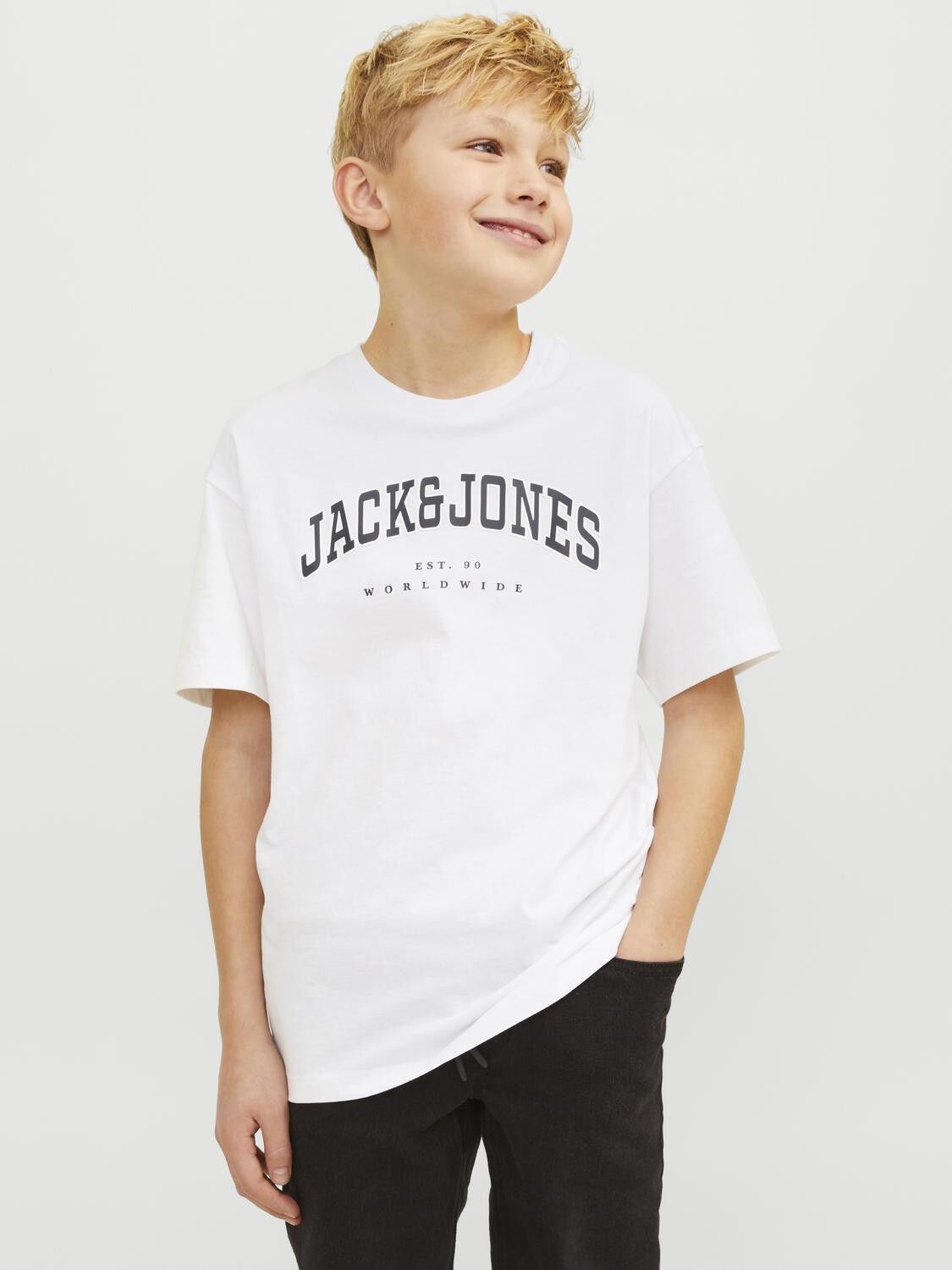 JJECALEB VARSITY TEE SS O-NECK SN J