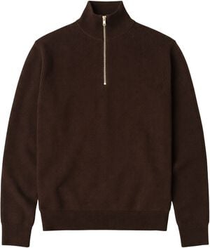 Mario half-zip knit
