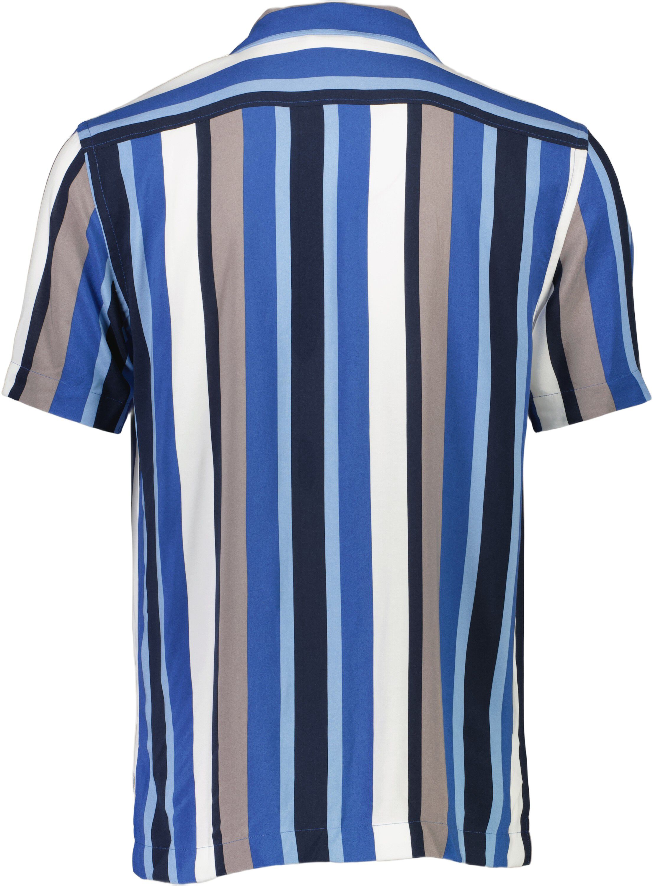 Bold stripe viscose shirt S/S
